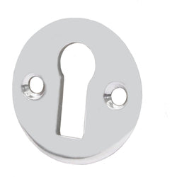 Victorian Keyhole Escutcheon - 32mm - Polished Chrome - tradefit