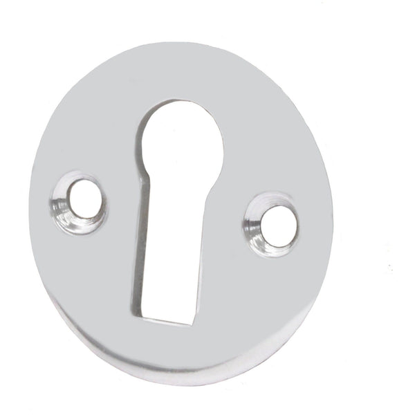 Victorian Keyhole Escutcheon - 32mm - Polished Chrome - tradefit - Featured Image