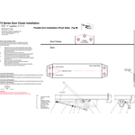 Overhead Fire Door Closer Reversible Push or Pull Side - Power Size 3 - Silver Cover - tradefit - 12