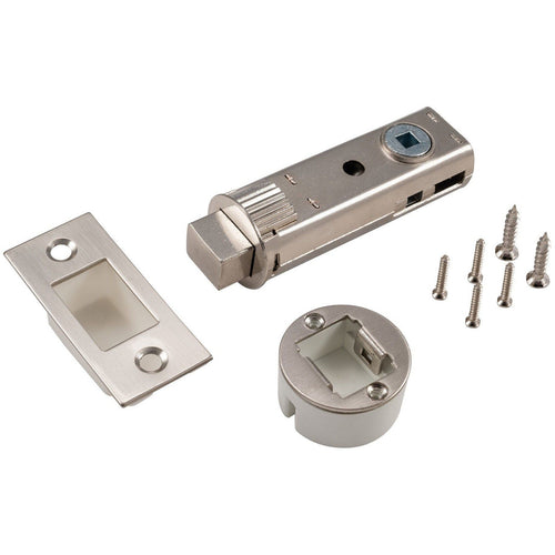 Easy Quick Fit Tubular Deadbolt - 5mm Spindle 76mm Case 57mm Spindle Backset - Satin Chrome - tradefit