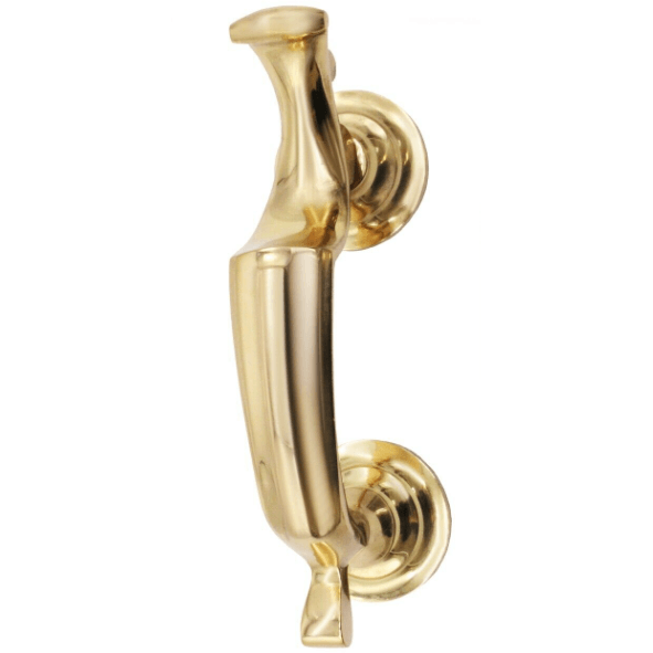 Doctor Door Knocker Slimline Polished Brass - tradefit - Featured Image