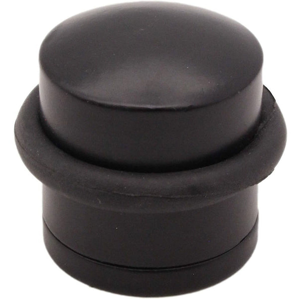 Dome Top Floor Mounted Door Stop - 30mm Diameter - Matt Black - tradefit - Featured Image