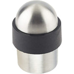 Floor Mounted Dome Door Stop - 30mm Diameter - Satin Stainless Steel - tradefit - 1