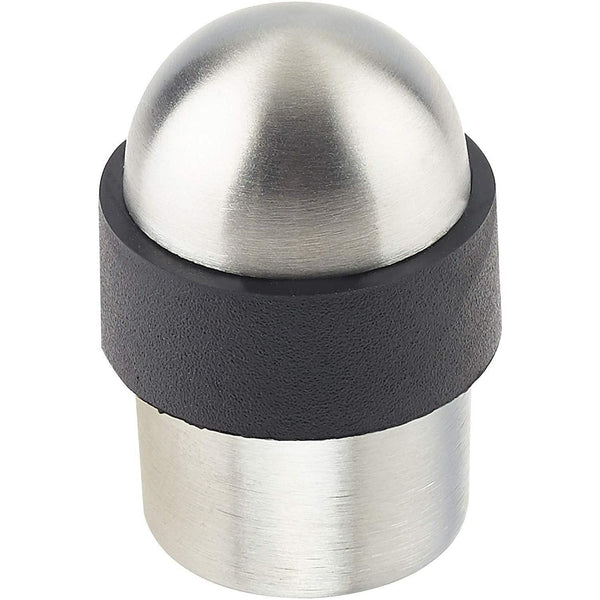 Floor Mounted Dome Door Stop - 30mm Diameter - Satin Stainless Steel - tradefit - Featured Image