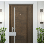 Door Viewer 200 Degree Glass Lens - 14mm Dia. - 35 - 55mm Doors - Satin Chrome - tradefit - 5