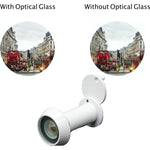 Door Viewer 200 Degree Glass Lens - 14mm Dia. - 35 - 55mm Doors - White - tradefit - 4