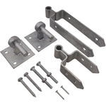 Field Gate Hinge Set Double Strap Hook On Plate - (18