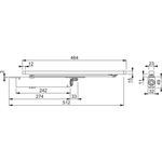 Arrone AR7383I Concealed Size 2 - 4 Fire Door Closer & Intumescent Kit - Satin Nickel - tradefit - 2