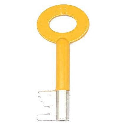 FB11 Fire Brigade Padlock Key - Hi Vis Yellow - Pack 1 Key - tradefit - Featured Image