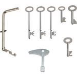FB Master Key Set 4 - Zinc Plated - tradefit - 1