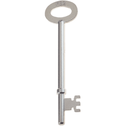 FB2 Fire Brigade Key - Zinc Plated - Pack 1 Key - tradefit