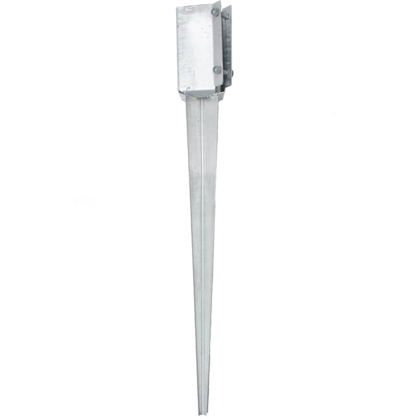 Drive In Fence Post Spike Anchor - Bolt Secure - 75 x 75 x 750mm - Hot Dip Galvanised - tradefit - Featured Image