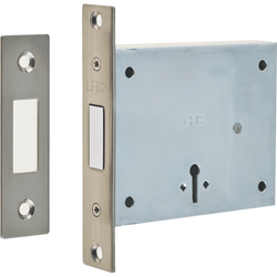 FB2 Fire Brigade Mortice Deadlock - Satin Stainless Steel - tradefit