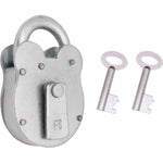 Fire Brigade Padlock FB & 2 FB Keys - Galvanised - tradefit - 1