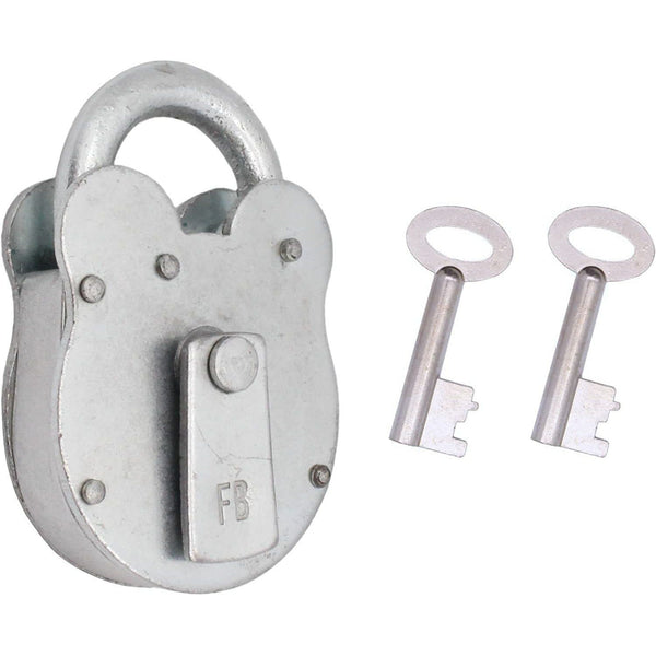 Fire Brigade Padlock FB & 2 FB Keys - Galvanised - tradefit - Featured Image