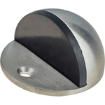Oval Floor Mounted Door Stop - 47mm - Satin Stainless - tradefit - 1