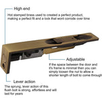 Lever Action Flush Bolt BRITISH HEAVY PATTERN - Florentine Bronze - 200x19mm - tradefit - 2