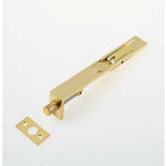 Lever Action Flush Bolt BRITISH HEAVY PATTERN - Polished Brass - 250x19mm - tradefit - 1