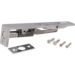 Lever Action Flush Bolt BRITISH HEAVY PATTERN - Satin Chrome - 250x19mm - tradefit