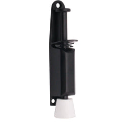 Foot Operated Door Holder - 120mm - Matt Black - tradefit