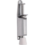 Foot Operated Door Holder - 120mm - Satin Chrome - tradefit - 1