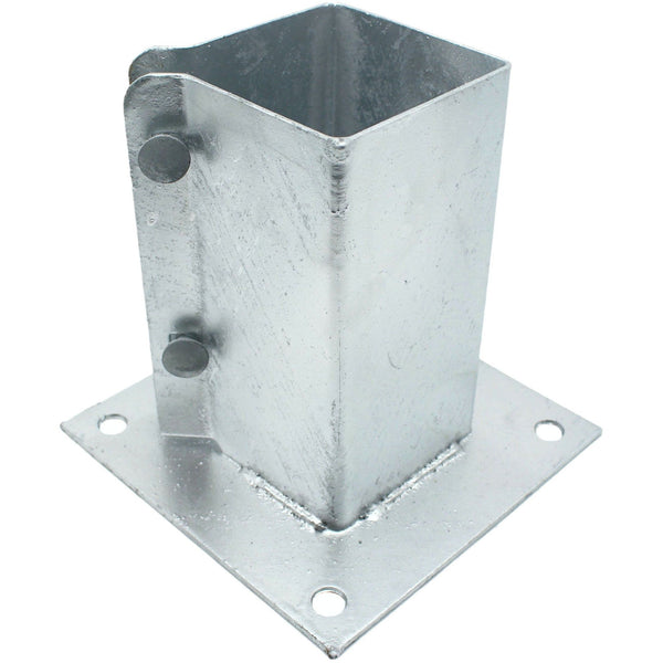 Fence Post Bolt Down Shoe - 75mm - Hot Dip Galvanised - tradefit - Featured Image