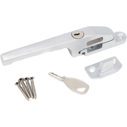 Locking Window Fastener - 142mm - Satin Chrome - tradefit