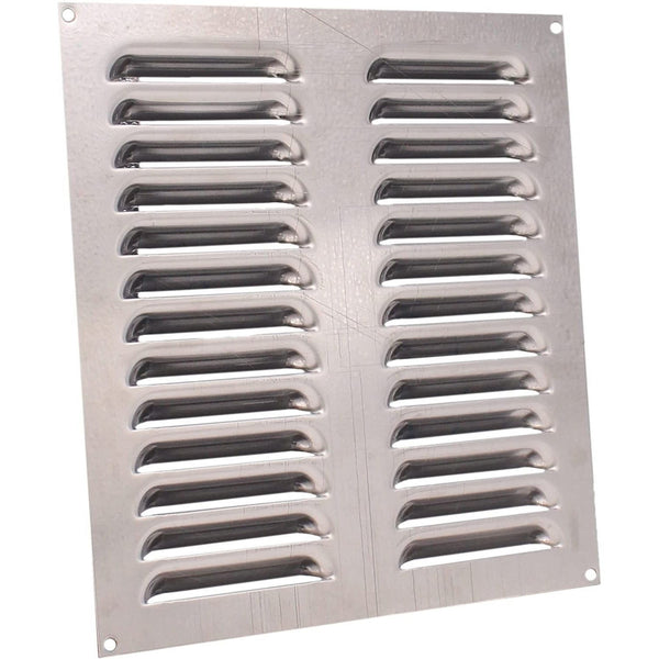Louvre Air Vent - 242 x 242mm - Stainless Steel - tradefit - Featured Image
