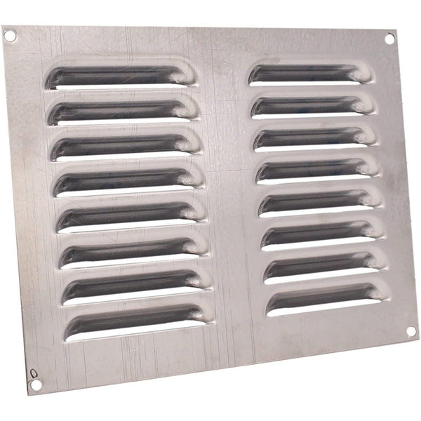 Louvre Air Vent - 242 x 165mm - Stainless Steel - tradefit - Featured Image