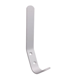 Hat and Coat Hook - 125mm - Satin Aluminium - tradefit