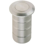 Brass Dust Socket for Flush Bolts - 20 x 25mm - Satin Nickel - tradefit - 1