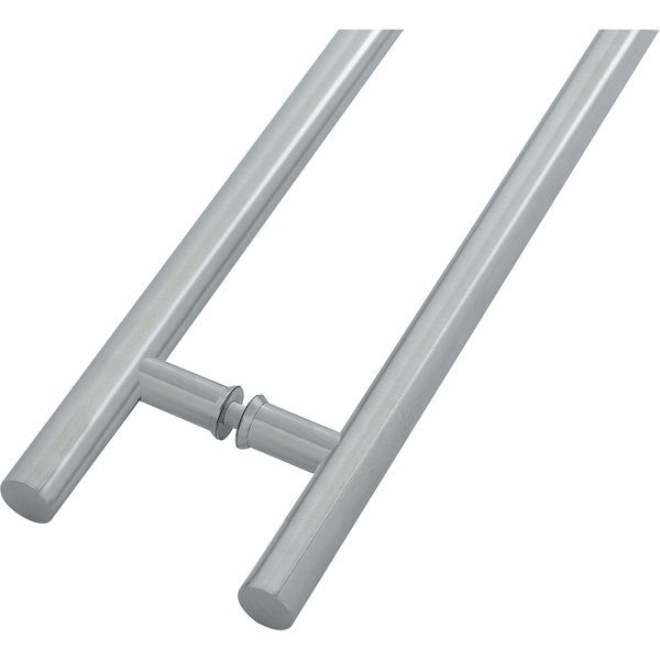 Guardsman Entrance Pull Handles - Back To Back Fix - 1800 x 32mm 1600mm c/c - 316 Satin Stainless Steel - tradefit - Featured Image