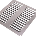 Louvre Air Vent - 242 x 242mm - Stainless Steel - tradefit - 4