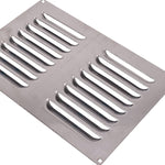 Louvre Air Vent - 242 x 165mm - Stainless Steel - tradefit - 4