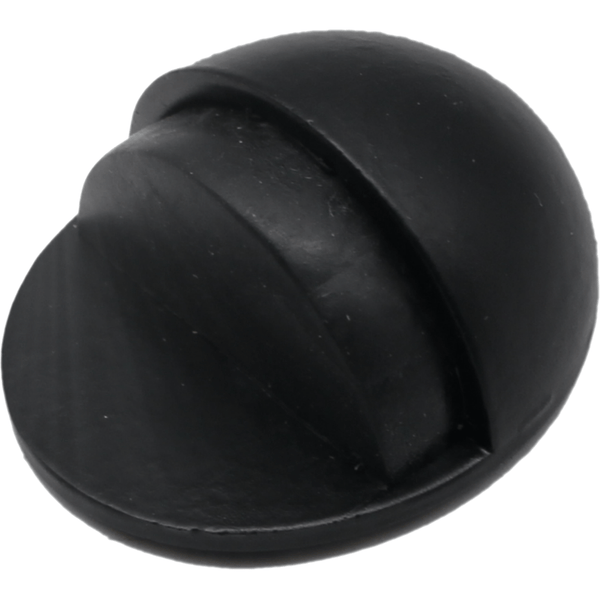 Oval Floor Mounted Door Stop - Self Adhesive - Matt Black - tradefit - Featured Image