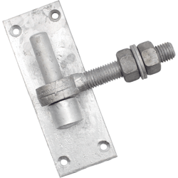 *DISCON* Hook On Rectangle Plate - 160x50mm 16mm Pin + Adjustable Gate Eye 16x100mm - Galvanised - tradefit
