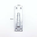 *DISCON* Hook On Rectangle Plate - 160x50mm 16mm Pin + Adjustable Gate Eye 16x100mm - Galvanised - tradefit