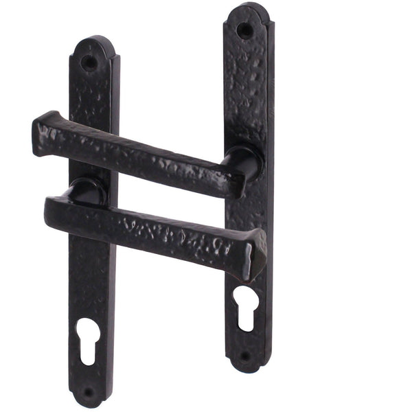 Black Iron UPVC Door Handle 92mm Centres - Antique Black - tradefit - Featured Image