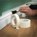 Masking Tape 50m x 25mm ROLL - Cream - tradefit - 5