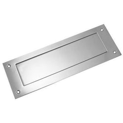 Stainless Internal Letter Plate - 330x110mm - Satin Stainless Steel - tradefit