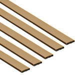 Intumescent Fire Door Seal Strip - Fire Only - 15x4x2100mm - Brown - Trade Pack of 50 - tradefit - 1