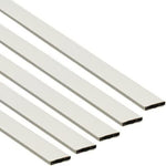 Intumescent Fire Door Seal Strip - Fire Only - 20x4x1050mm - White - Pack of 5 / Single Door Pack - tradefit - 1