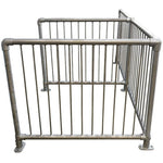 Key Clamp Infill Fence Panel - 48.3mm Diameter - 1200mm Long - Galvanised - tradefit - 6
