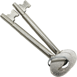 Keys To Suit Press Lock - Pack of 2 - tradefit