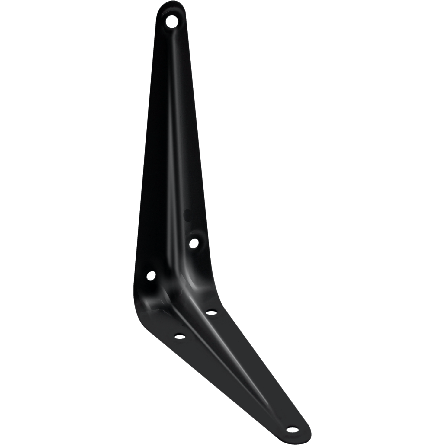 London Shelf Bracket 125 x 100mm Black tradefit