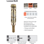 Shield Anchor Loose Bolt - ZYP M8:10L SINGLE BOLT - tradefit - 3