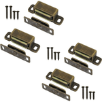 Magnetic Catch Metal 6kg Pull STRONG - 3 Finishes - 2 Pack Sizes - tradefit - 11