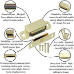 Magnetic Catch Metal 6kg Pull STRONG - 3 Finishes - 2 Pack Sizes - tradefit - 8