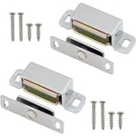 Magnetic Catch Metal 6kg Pull STRONG - 3 Finishes - 2 Pack Sizes - tradefit - 3