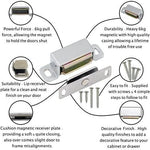 Magnetic Catch Metal 6kg Pull STRONG - 3 Finishes - 2 Pack Sizes - tradefit - 4